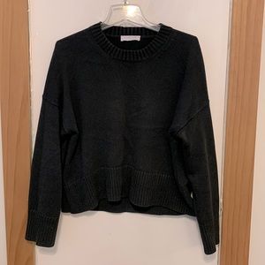 EVERLANE Black Knit Sweater